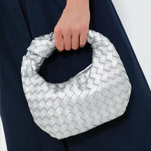 a new day Silver Woven Mini Bag